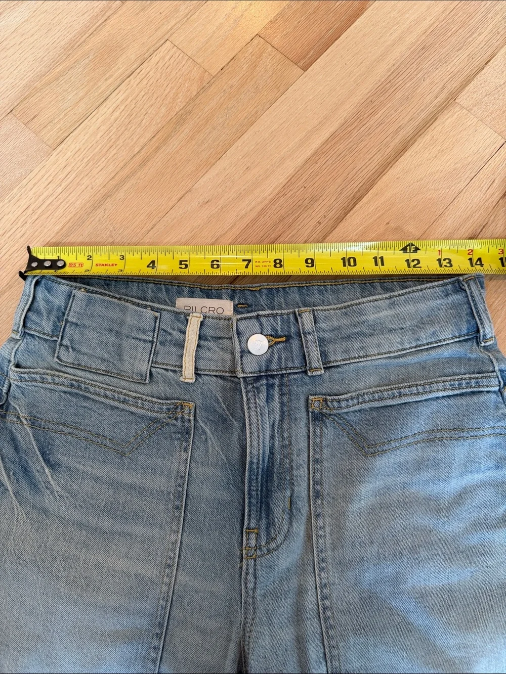 PILCRO OSAKA LOW-SLUNG CROP WIDE-LEG JEANS